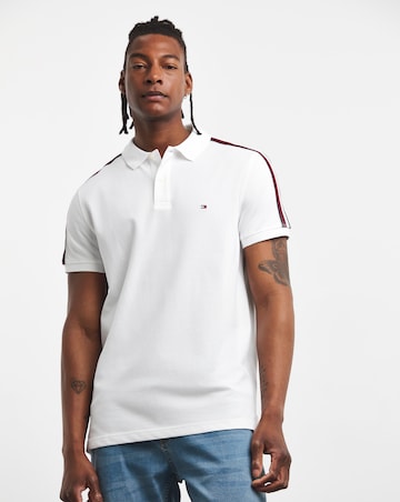 Tommy Hilfiger Taped White Polo