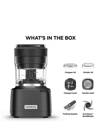 Kenwood CHP80.00BK DuoPrep 2-in-1 Grinder Chopper