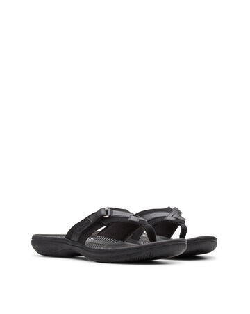 Clarks Black Cloudsteppers Brinkley Sea Sandals - Standard Fit (D)