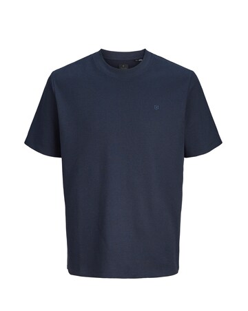 Jack & Jones Leo Textured T-Shirt - Navy