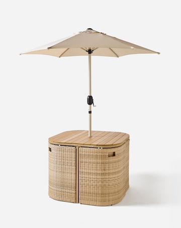 Seville Compact Dining Set with Parasol