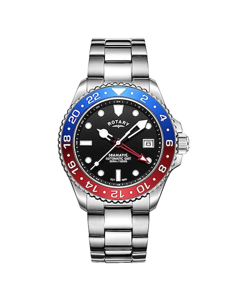 Rotary Men's Seamatic GMT Bracelet Watch