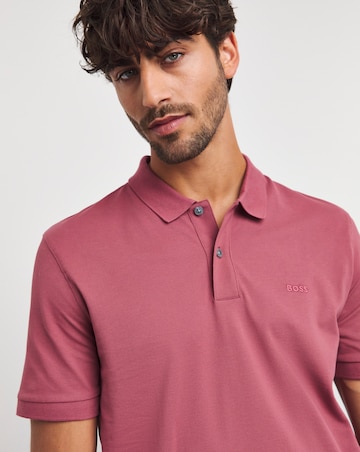 BOSS Classic Short Sleeve Red Polo