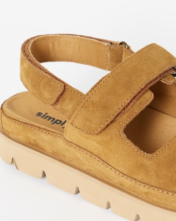 Astra Chunky Suede Sandals - Extra Wide Fit (EEE)