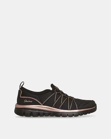 Skechers Black/Rose Graceful Purecrush Trainers - Standard Fit (D)