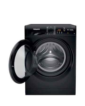 Hotpoint NSWM864CBSUKN, 8kg, 1600rpm Washing Machine - Black