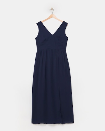 Little Mistress Split Detail Occasion Maxi Dress