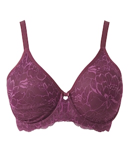 Triumph Amourette Charm Minimiser Wired Bra Burgundy