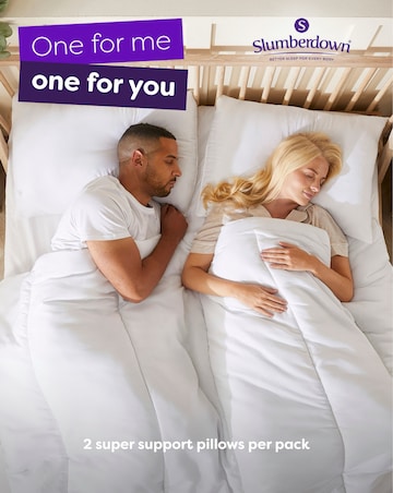 Slumberdown Super Support Feels Like Down 4 Pack Pillows