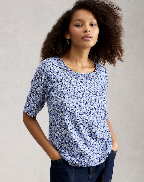 White Stuff Weaver Jersey Tee