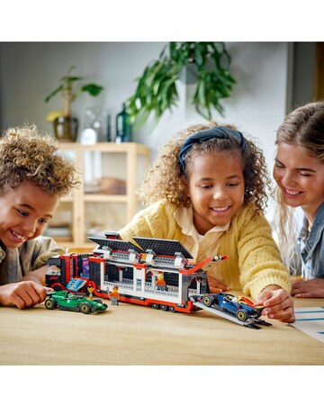 LEGO City F1 Truck with RB20 & AMR24 F1 Cars Playset 60445