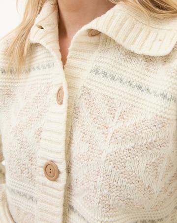FatFace Haisley Pattern Cardigan