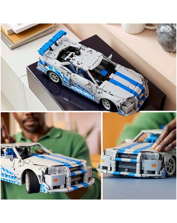 LEGO Technic 2 Fast 2 Furious Nissan Skyline GT-R (R34) Car Model Kit 42210