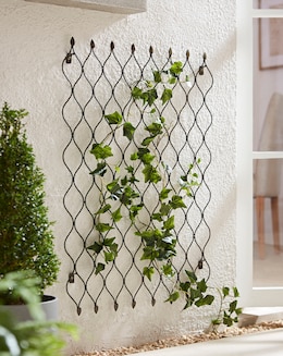 Ivyline Outdoor Honeycomb Trellis Zinc H84cm W62cm