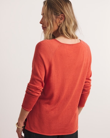 Anthology V Neck Fine Gauge Jumper