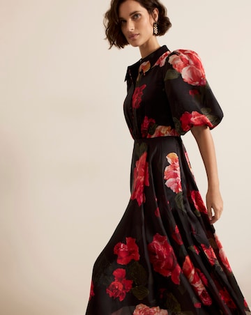 Phase Eight Cilla Floral Shirt Midi Dress