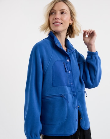 Nylon Pocket Fleece Jacket