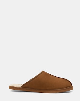 Jack &amp; Jones Dudely Microfibre Slipper - Natural