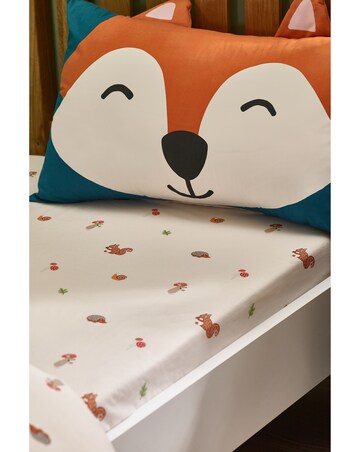 Catherine Lansfield Fox and Woodland Friends Fitted Sheet