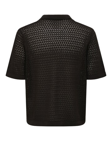 Only & Sons Nyle Crochet Polo - Brown