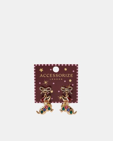 Accessorize Sausage Dog Drop Earrings