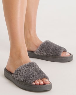 Constance Comfort Slider Slippers Wide E Fit