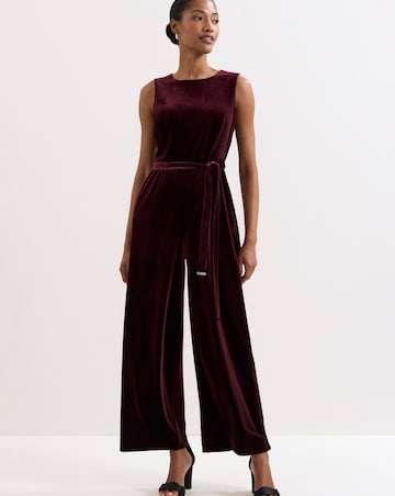 Phase Eight Marta Velvet Jumpsuit