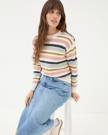 FatFace Ella Stripe Jumper