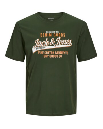 Jack & Jones Short Sleeve Logo T-Shirt - Dark Navy