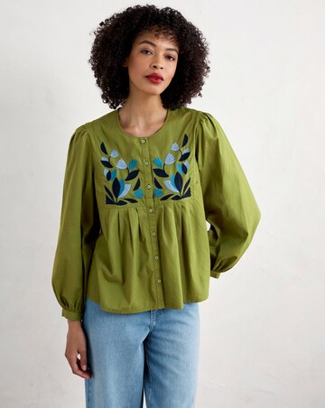 Seasalt Cornwall Thornapple Embroidered Shirt