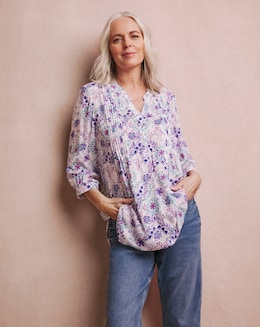 Julipa Pintuck Dobby Tunic