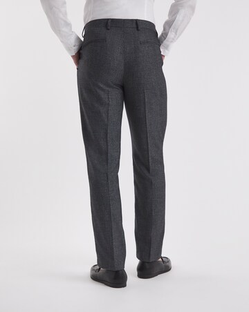 Charcoal Regular Fit Stretch Suit Trouser Short