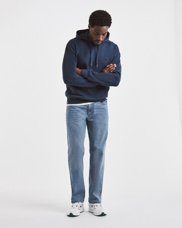 Union Relaxed Hooded Sweatshirt - Navy