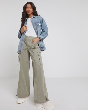 Khaki Cargo Tech Trouser