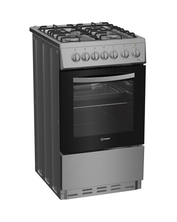 Indesit I5G3PMX 50cm Duel Fuel Single Cooker - Stainless Steel Installation