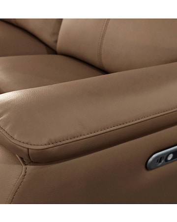 Aspire Kingsmere Leather Power Recliner 2 Seater