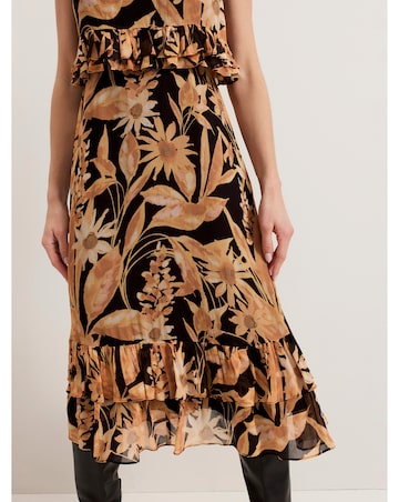 Phase Eight Alma Printed Double Layer Dress