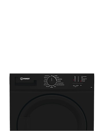 Indesit C YD C82 BBGL UK Condenser Tumble Dryer 8kg Black + Install
