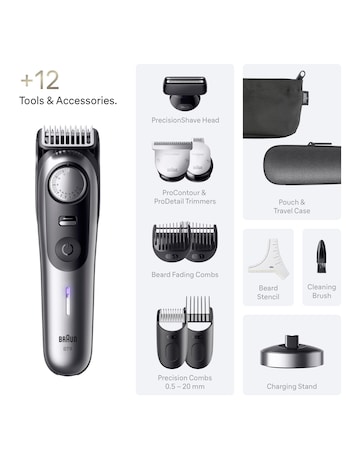 Braun - Beard Trimmer S9 +12 Barbering Tools