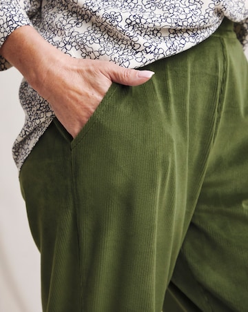 Julipa Jersey Cord Wide Leg Trouser