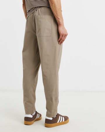 Ripstop Tapered Elasticated Waist Stretch Trouser