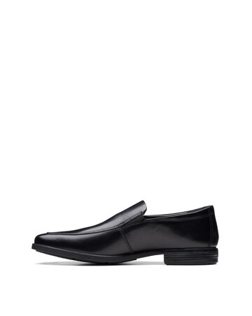 Clarks Howard Edge Shoes Wide Fit - Black