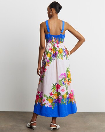 Joanna Hope Printed Cotton Prom Dress