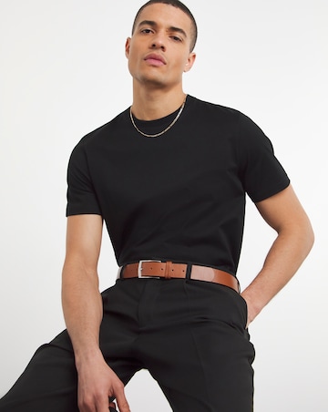 Premium 100% Mercerised T-Shirt- Black