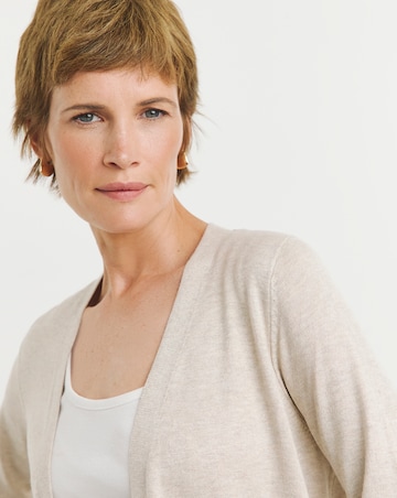 Longline Edge To Edge Cardigan