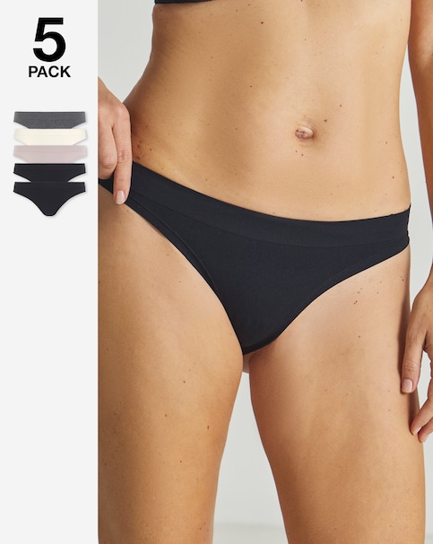 Dorina Rosanne (5 Pack) Seamfree Knickers Multi