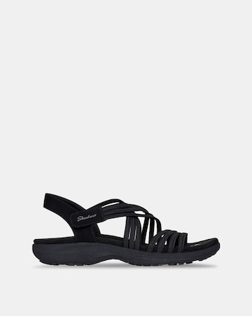 Skechers Reggae Slim Sunny Side 2.0 Black Sandals - Standard Fit (D)