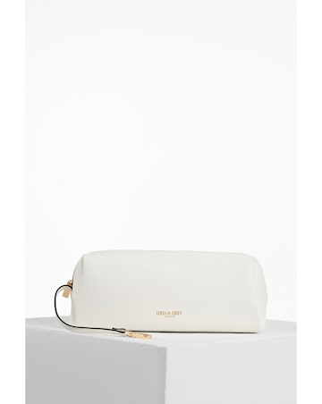 Luella Grey Paige Black Whipstitch Tote