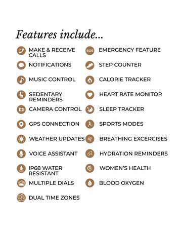 Radley Series 56 Metal Link Strap Smart Watch - Gold