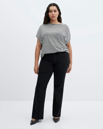 Mango 100% Linen T-shirt